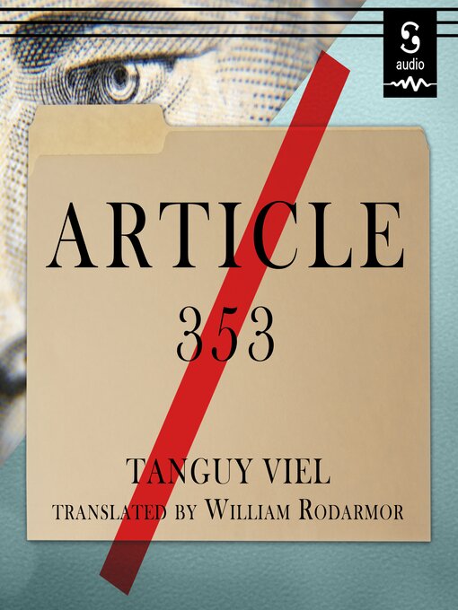 Title details for Article 353 by Tanguy Viel - Available